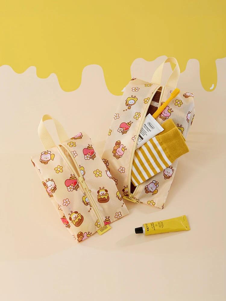 BT21 minini Honey Bee Multi Pouch Set