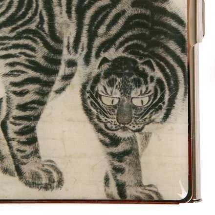 Metal Business Card Holder Tiger