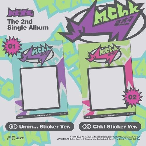 NEXZ - The 2nd Single Album [Mmchk] (Umm...Sticker ver. / Chk! Sticker ver)