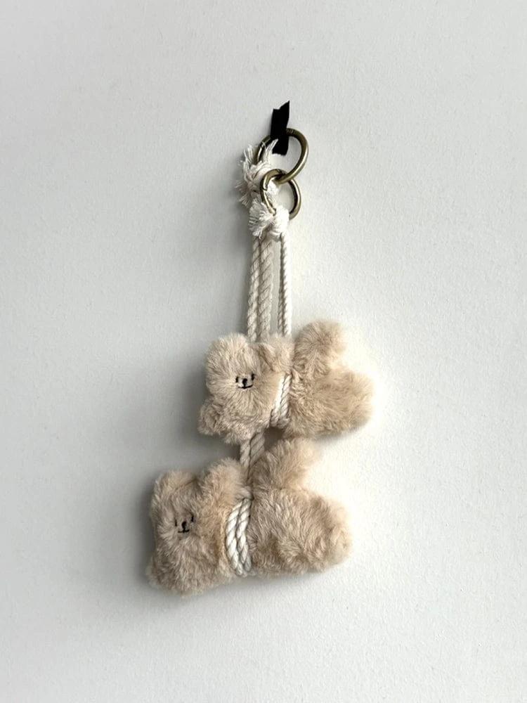 AB Feb Evil-Blocking Dog Charm Keyring (Injeolmi)