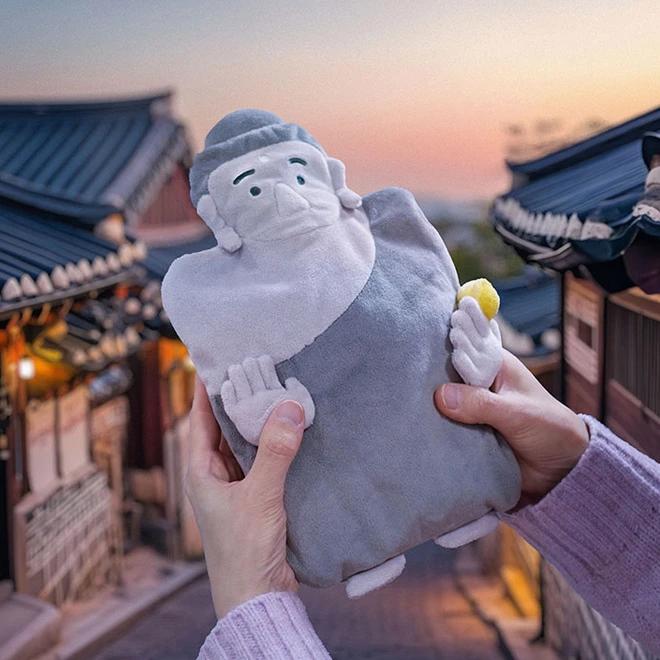 Medicine Buddha Jjimjil Hot Pack Plush Doll - National Gyeongju Museum Special Product