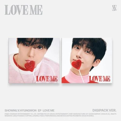[SET/2 Album] Shynu X Hyungwon (MONSTA X) - EP [LOVE ME] (DIGIPACK VER. Limited Edition)