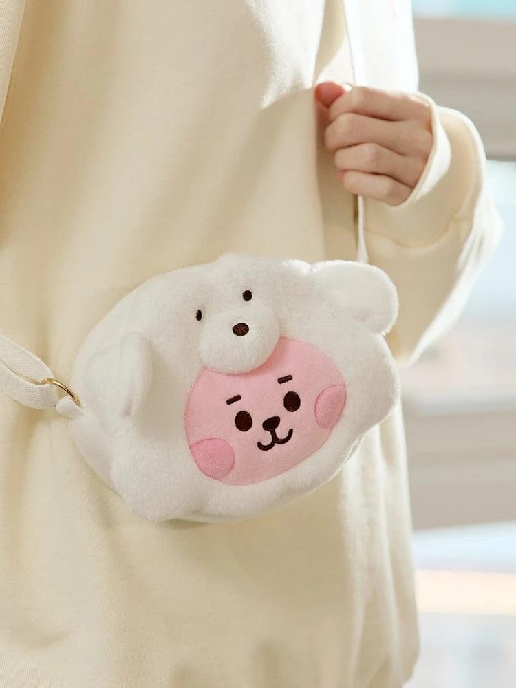 BT21 COOKY BABY Fluffy Face Doll Crossbag
