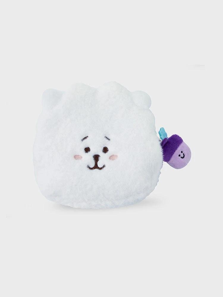 BT21 RJ Hop in Love Face Character Plush Pouch
