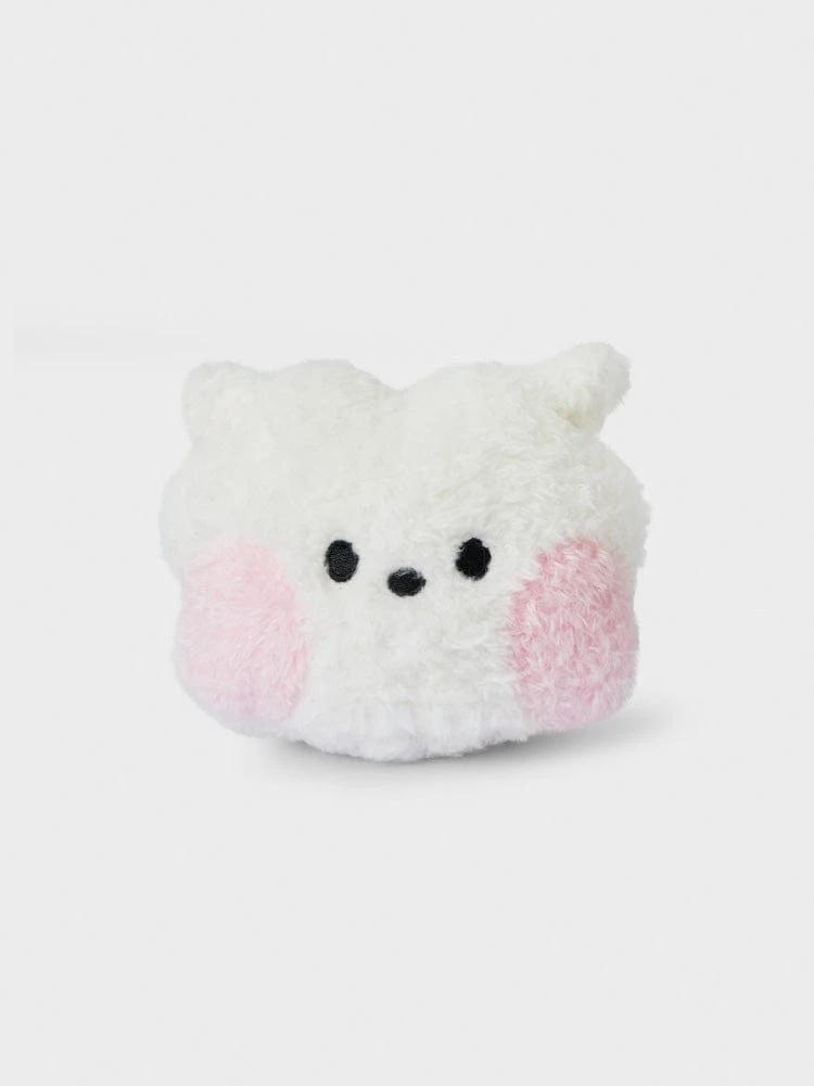 BT21 RJ minini Glitter Plush Toy Hand Mirror