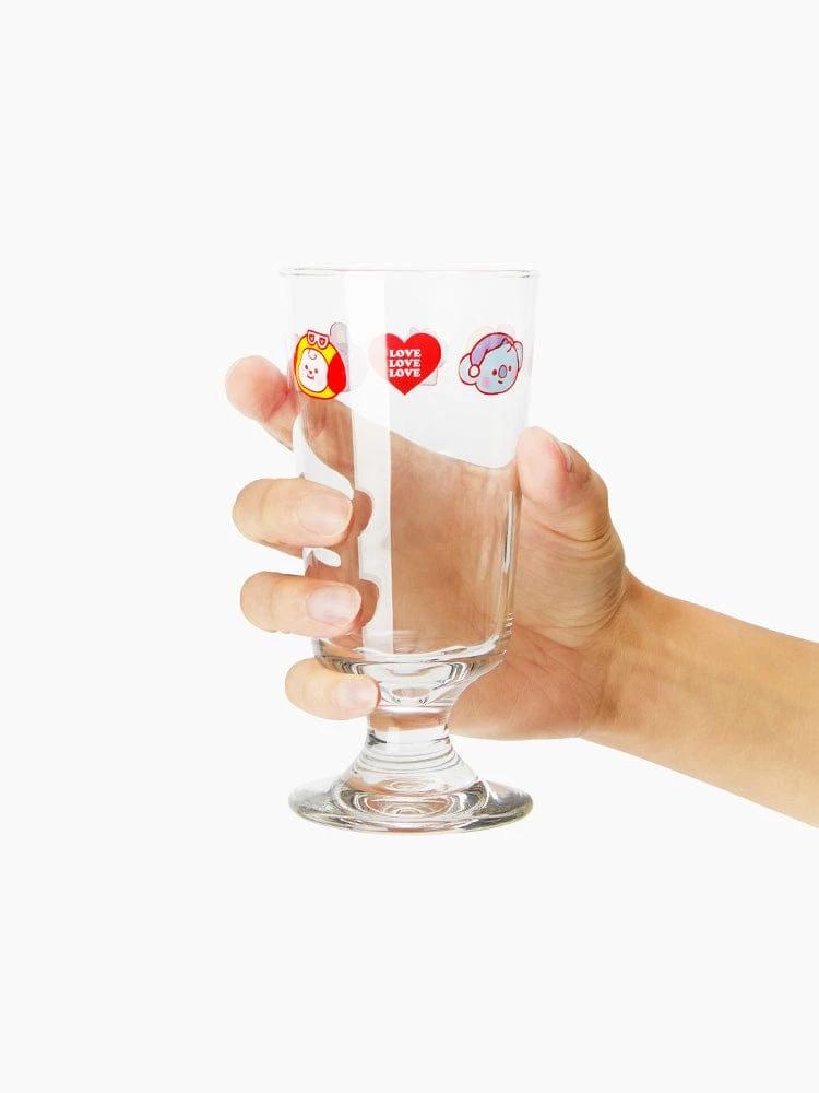 BT21 Girls Night Goblet Glass SET