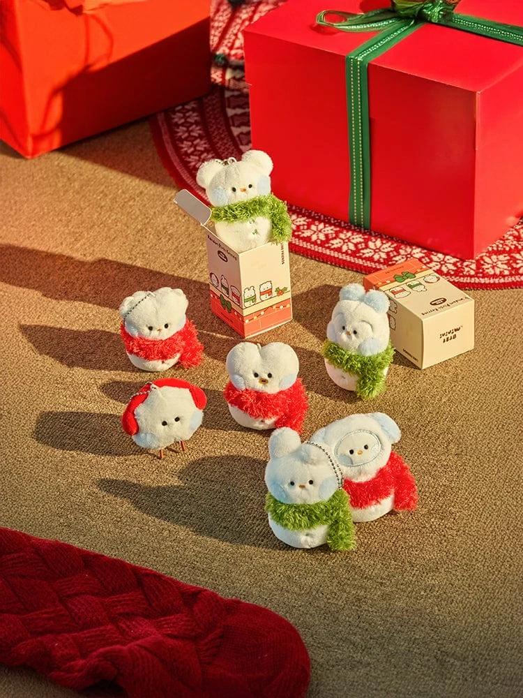 BT21 mini minini petit Holiday Snowman Random Plush Keychain