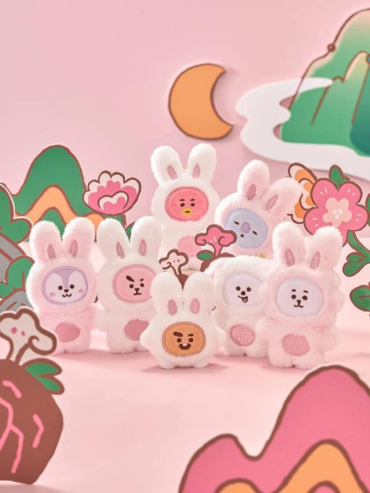 BT21 K-Rabbit Flat Doll Keyring