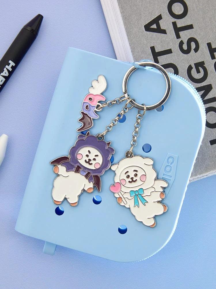 BT21 RJ Angel and Villain Metal Keychain