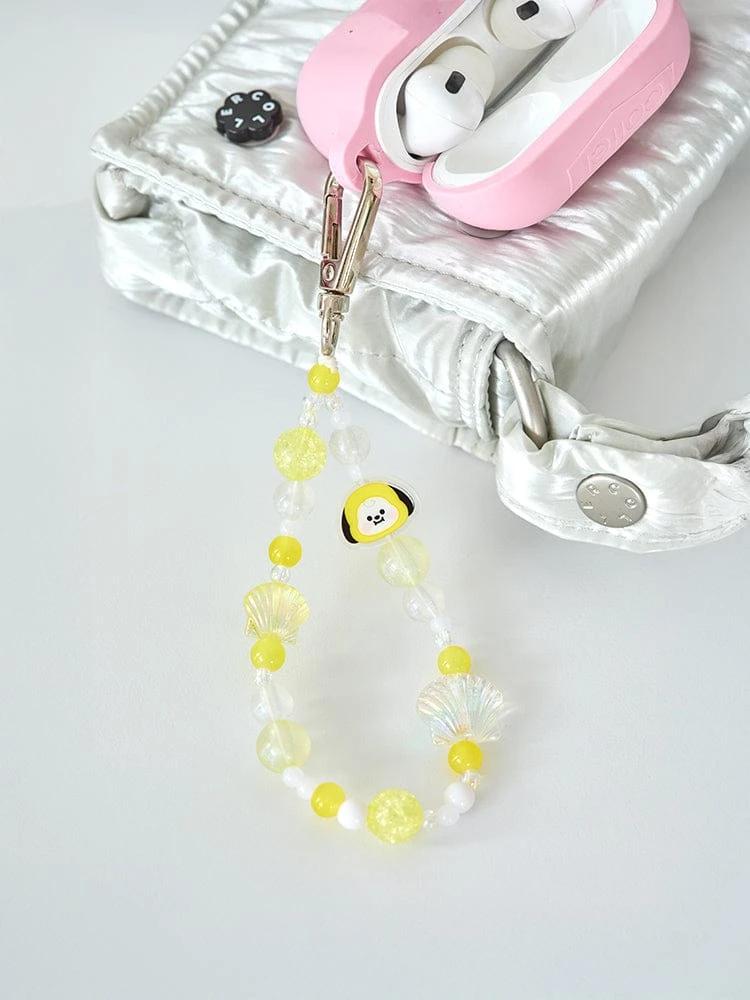 BT21 CHIMMY BABY PEARL Bead Keyring