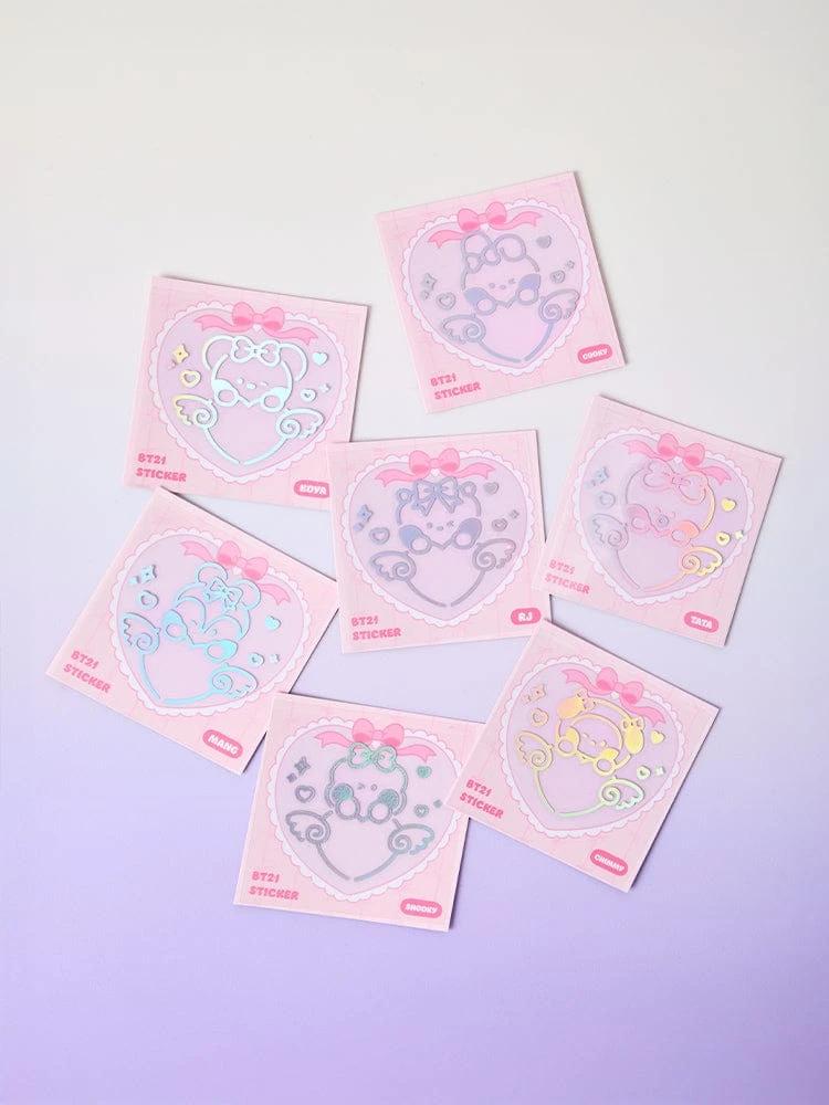 BT21 minini Rebond You Hologram Medium Sticker (2 pieces)