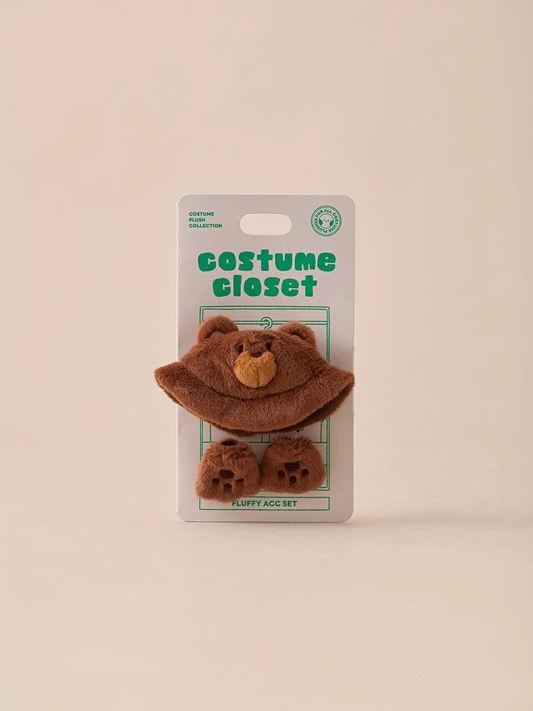 BT21 BABY Fluffy Costume Closet Bear Bucket Hat Set