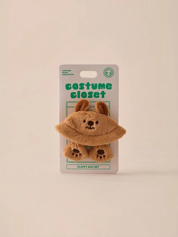 BT21 BABY Fluffy Costume Closet Quokka Bucket Hat Set