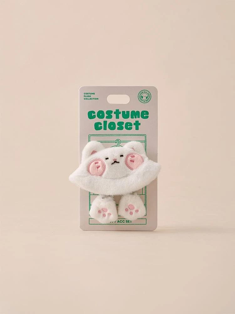 BT21 BABY Fluffy Costume Closet Cat Bucket Hat Set