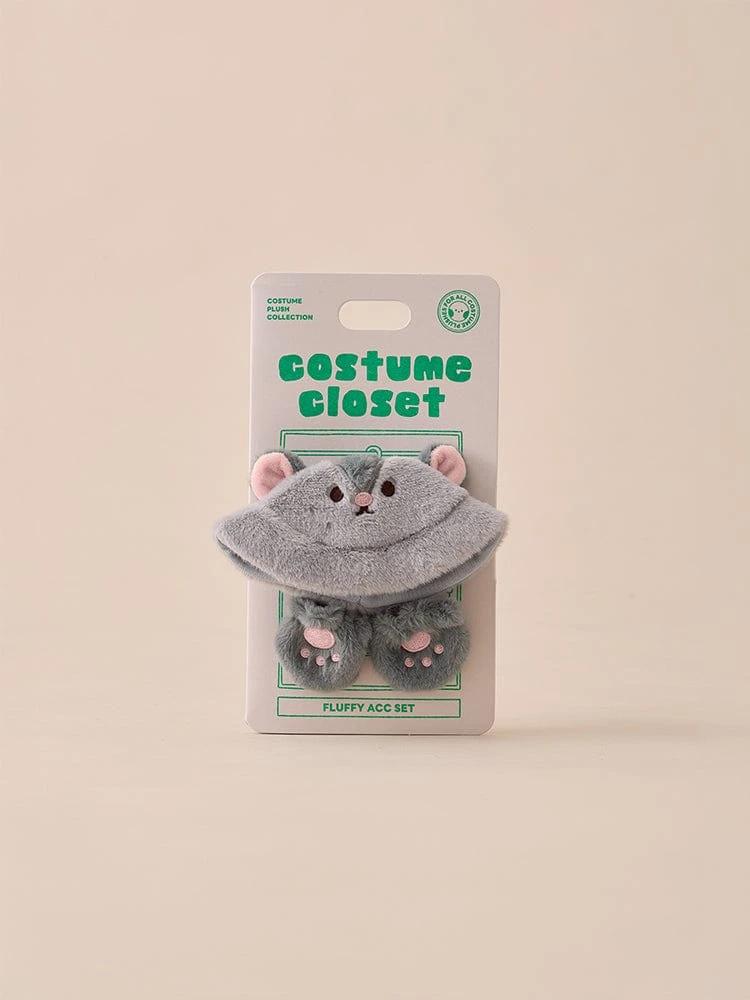 BT21 BABY Fluffy Costume Closet Flying Squirrel Bucket Hat Set