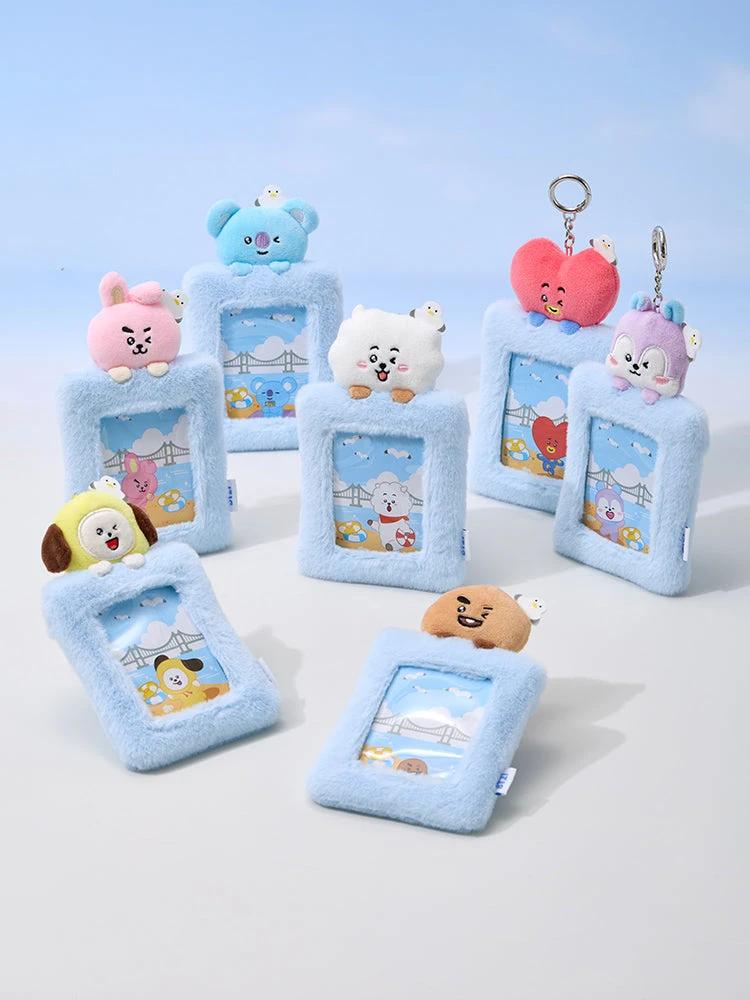 BT21 Busan Doll Photo Card Holder Keyring