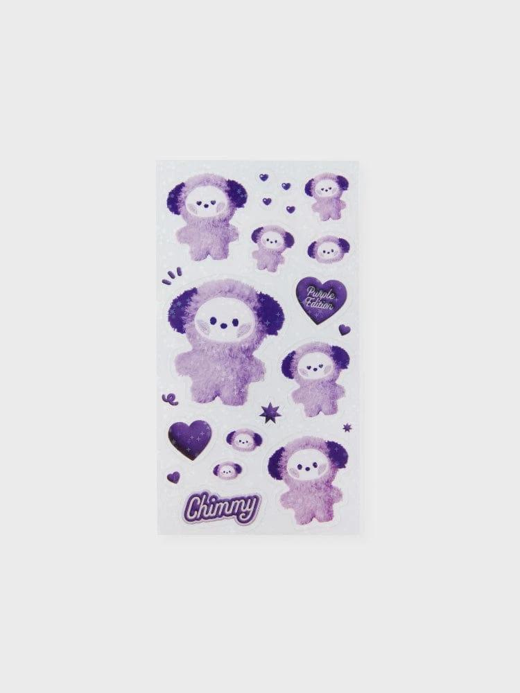 BT21 CHIMMY Purple of Wish Edition minini Stickers