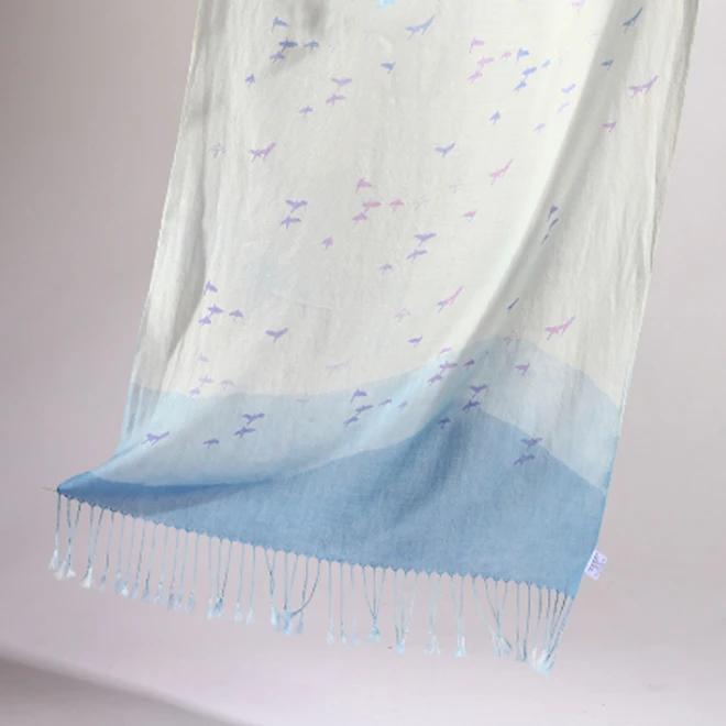 Flying Landscape (飛翔山水) Silk Scarf Exhibition