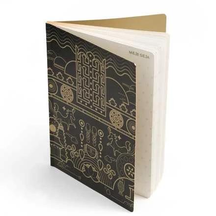 Silla Artifacts Mille Notebook (Black) - National Gyeongju Museum Specialized Product