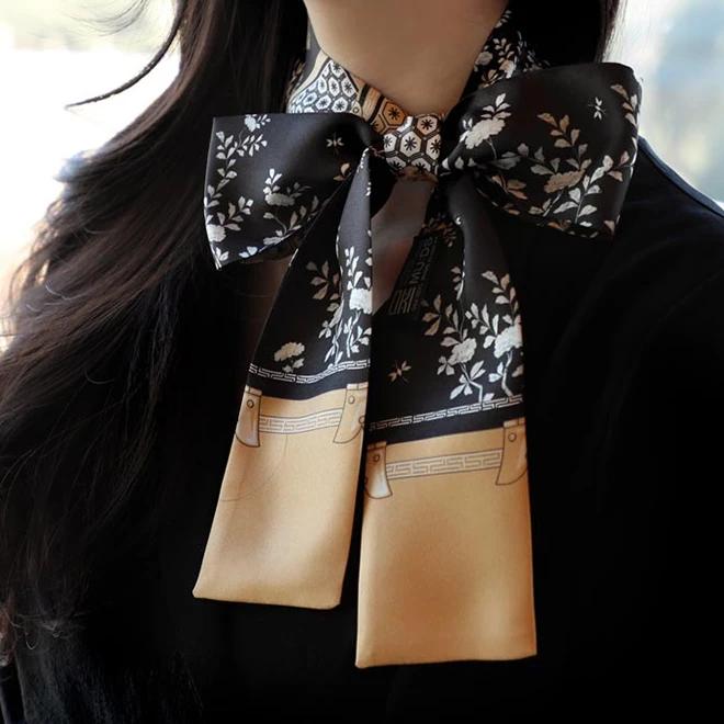 Mother-of-Pearl Inlaid Scarf [Lacquer, Painting Asia]