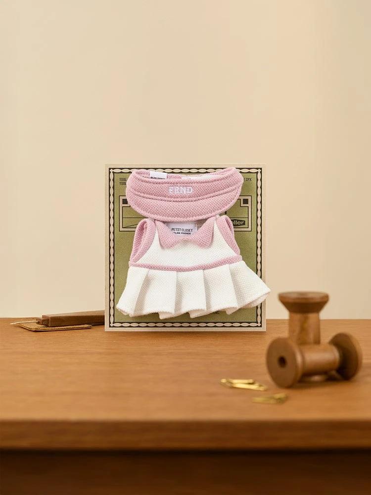 LINE FRIENDS Petit Closet White Pleats One-piece