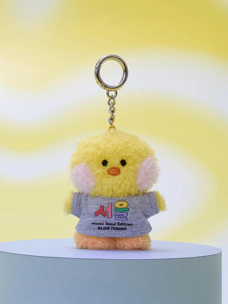 LINE FRIENDS minini City Edition Sallyni Seoul T-Shirt Doll Keychain