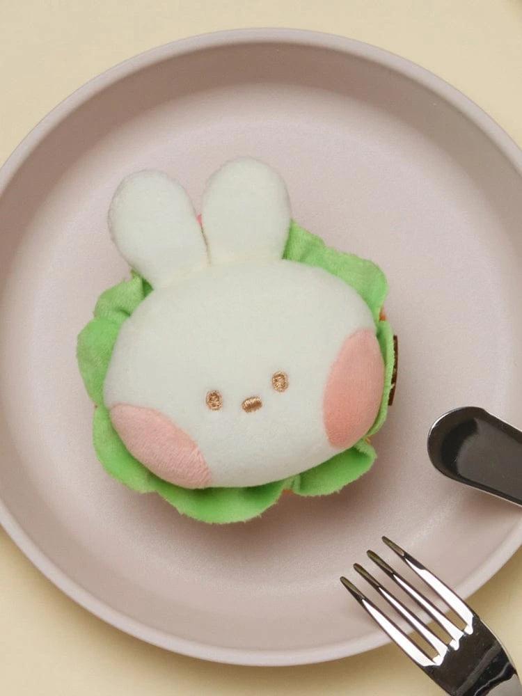 LINE FRIENDS minini Dessert Cafe Conini Sandwich Plush Keyring