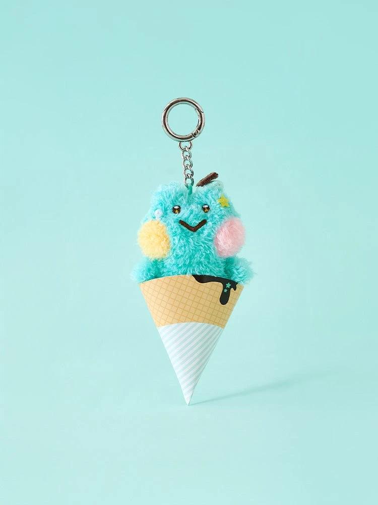 LINE FRIENDS Mini Minini Renini Ice Cream Keychain