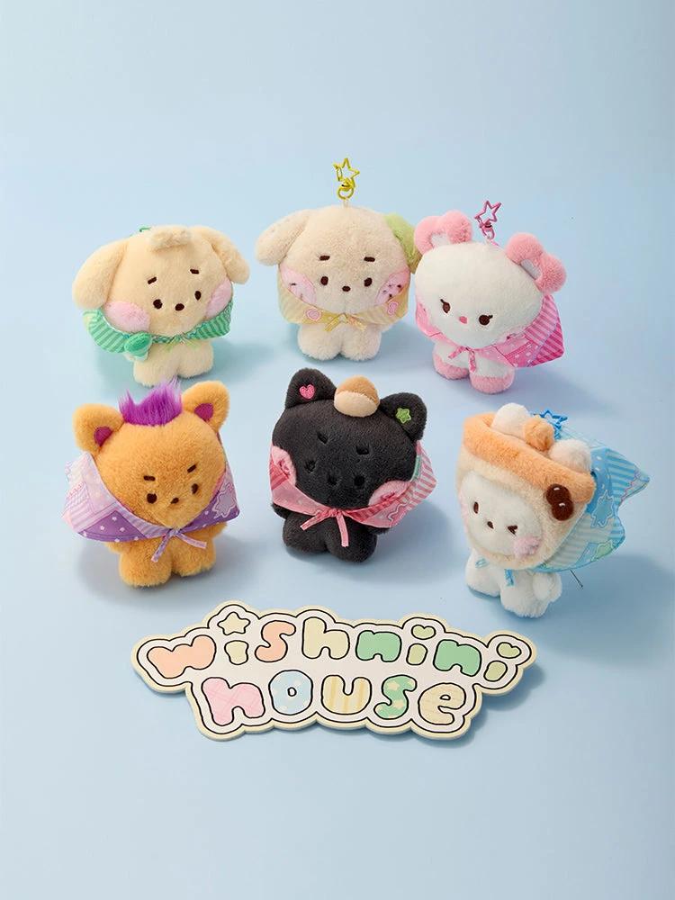 NCT WISH wishnini House Scarf Plush Keyring