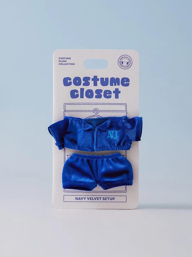 bunini Doll Closet How Sweet Navy Velvet Set
