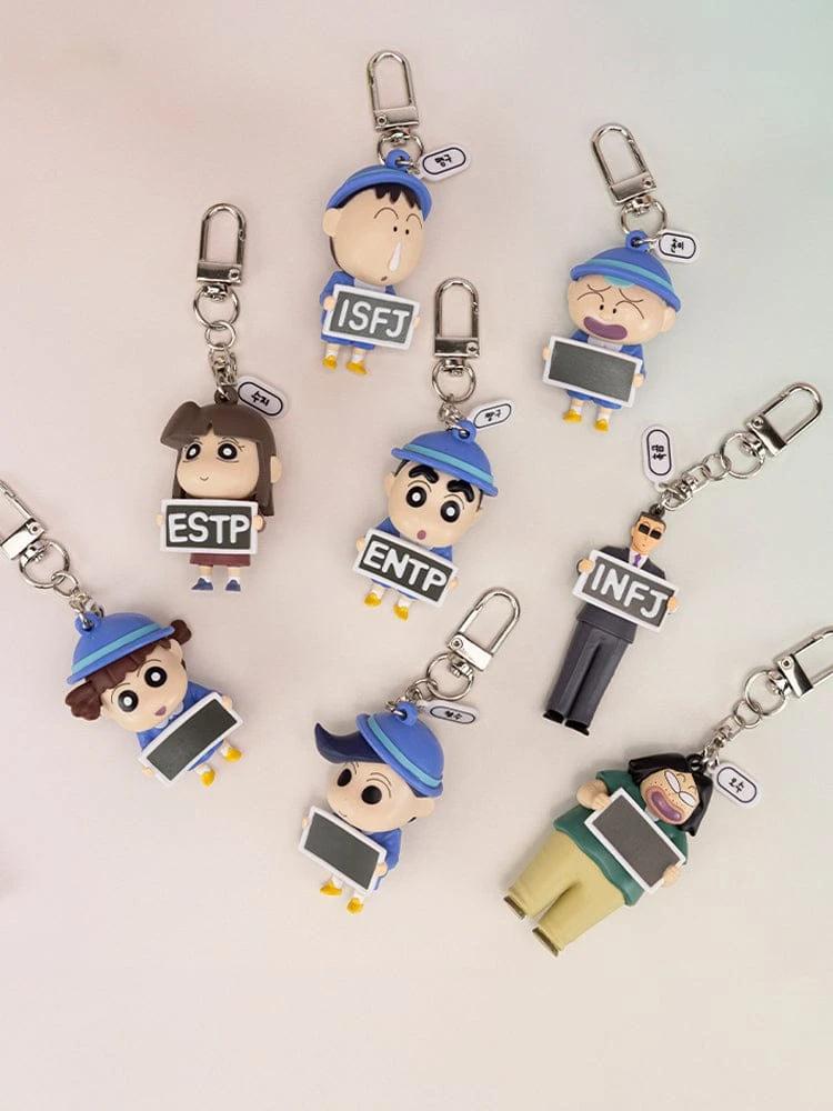 Random Square Crayon Shin-chan MBTI Figure Keyring