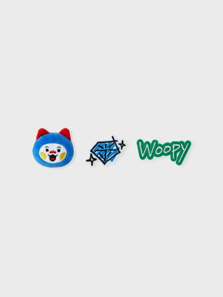 TRUZ WOOPY Artist Doll Badge Set