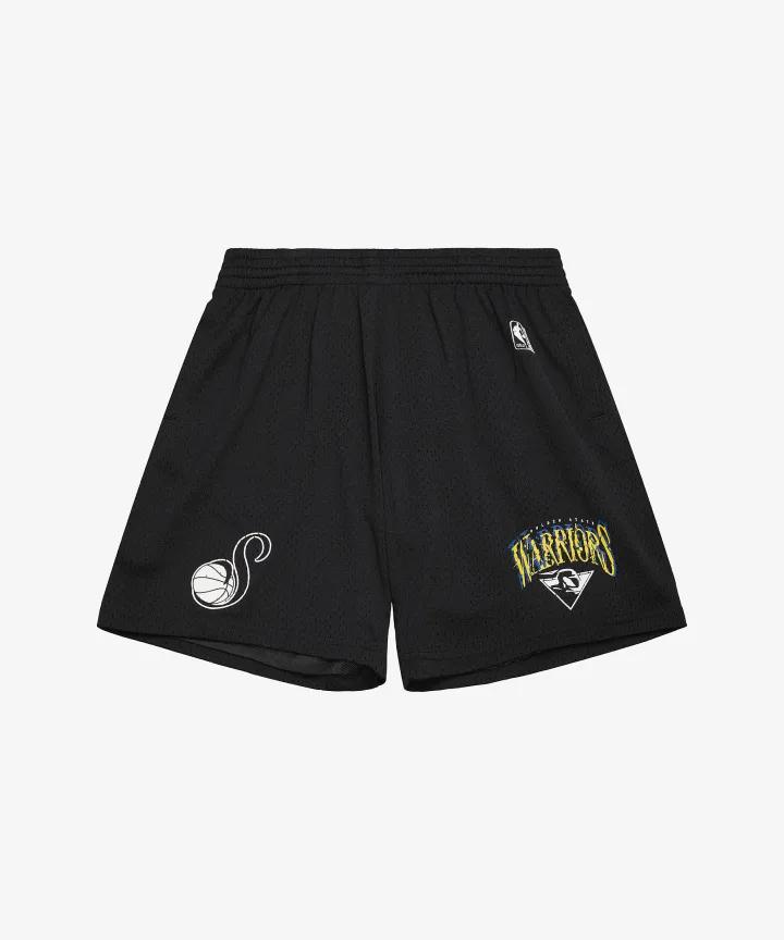 [SUGA X NBA] GLITCH SHORTS (WARRIORS) (Weverse)
