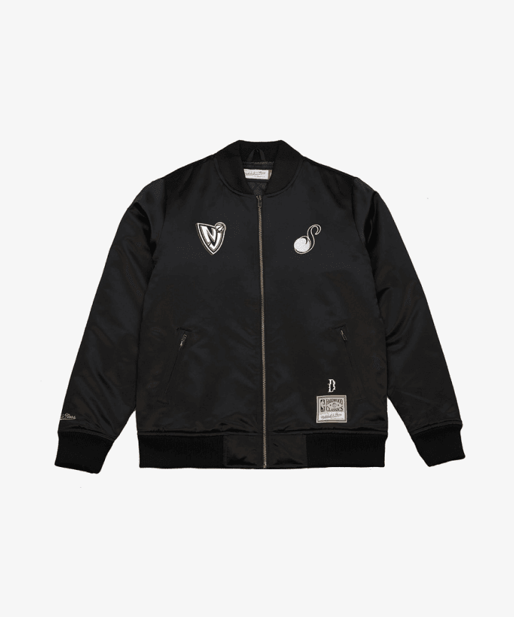 [SUGA X NBA] GLITCH BOMBER JACKET (NETS) (Weverse)
