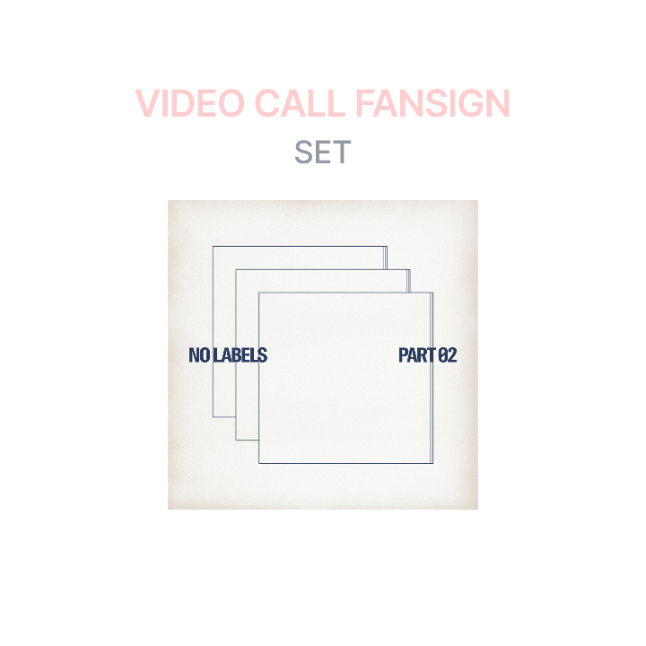 [VIDEO CALL FANSIGN] 'NO LABELS: PART 02 (Compact Ver.)' (Set) (Weverse)