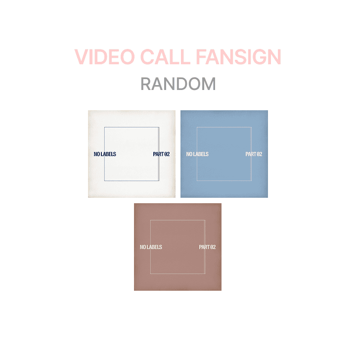 [VIDEO CALL FANSIGN] 'NO LABELS: PART 02 (Compact Ver.)' (Random) (Weverse)