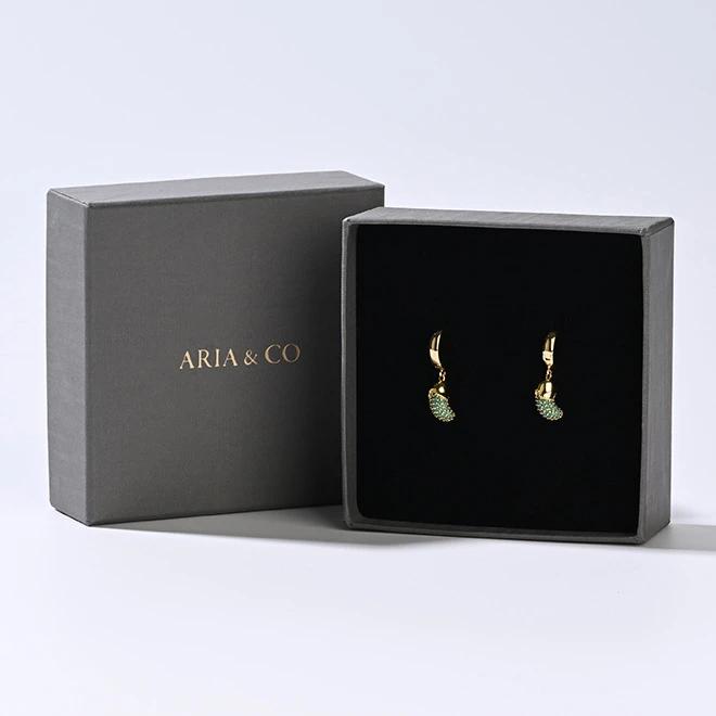 Curved Jade Earrings