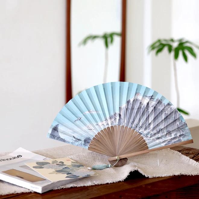 Folding Fan with Seascape (Album) - National Museum of Korea Specialty Product