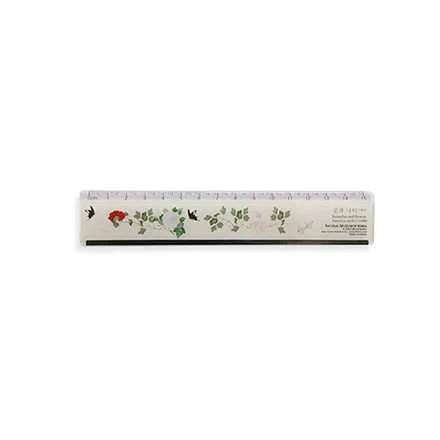 Ruler with Flowers and Butterflies (15cm)