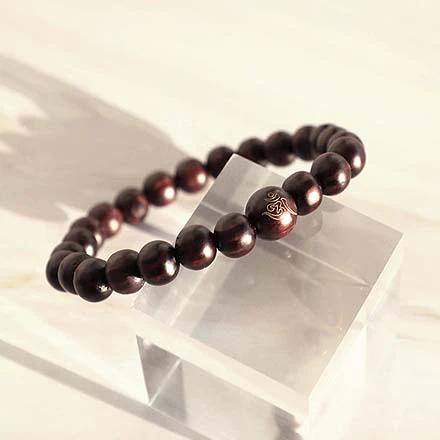 Natural Lacquered Double-Link Bracelet (8mm) - Exhibition-Related Product featuring Joseon Buddhist Craftsmen