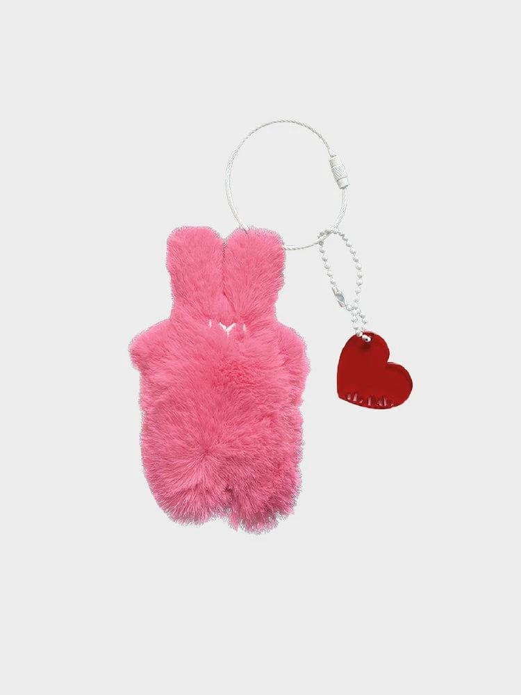 AB FEB Happy Bunny Keyring Pink