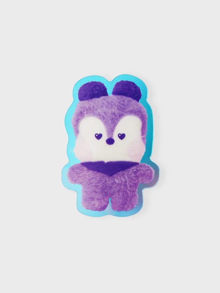 BT21 MANG Purple of Wish Edition minini Acrylic Clip Magnet