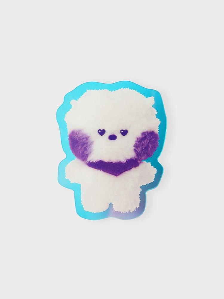 BT21 RJ Purple of Wish Edition minini Acrylic Clip Magnet