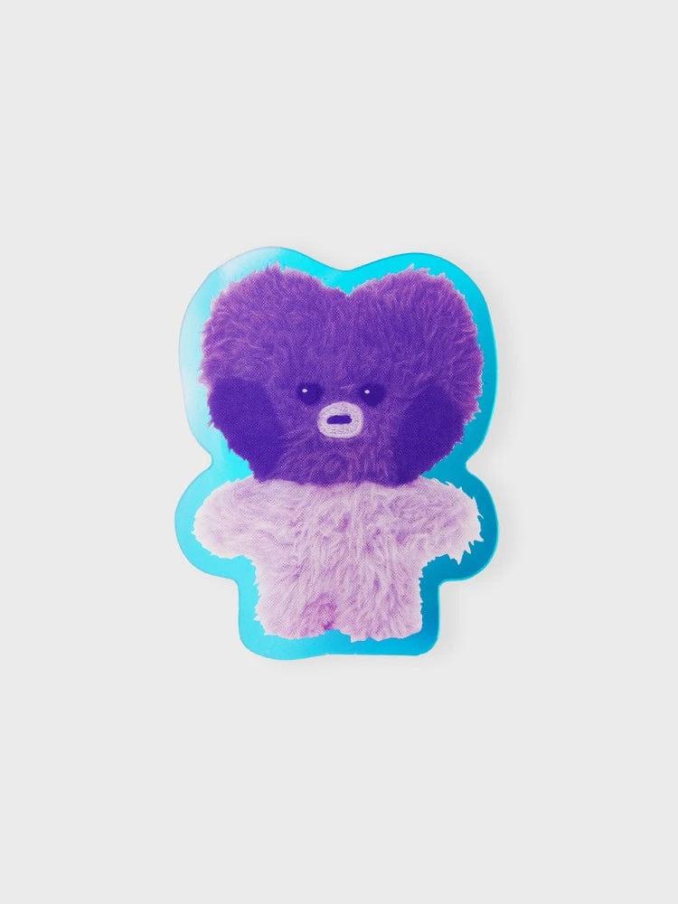 BT21 TATA Purple of Wish Edition minini Acrylic Clip Magnet
