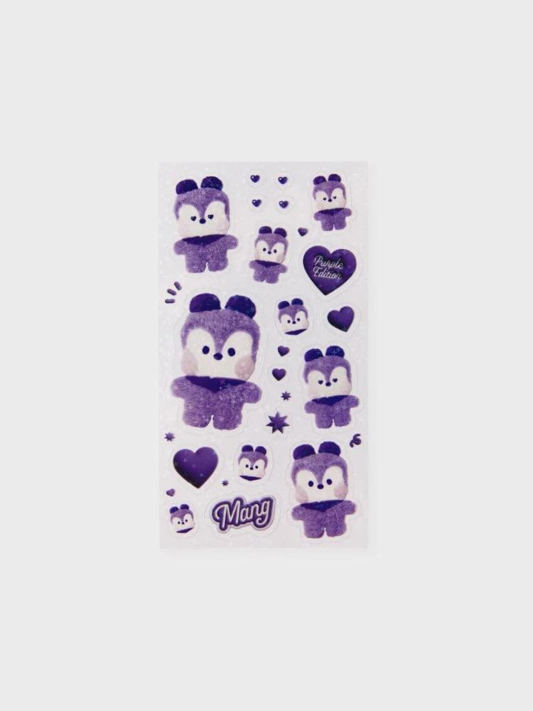 BT21 MANG Purple of Wish Edition minini sticker