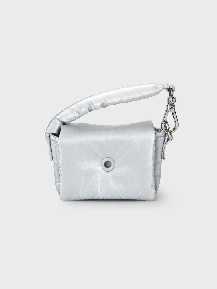COLLER Mini Petit Keyring Pouch Pearl Gray