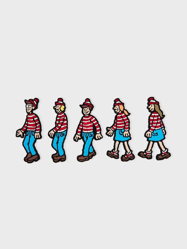 Kkole X Where's Wally Silicone Sticker Set