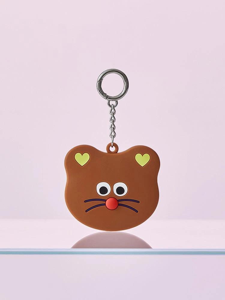 MNH Bread Silicon Mirror Keyring