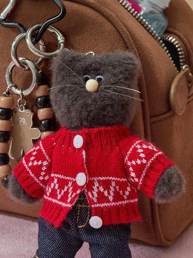 COLLE X MNH FW petit closet red cardigan
