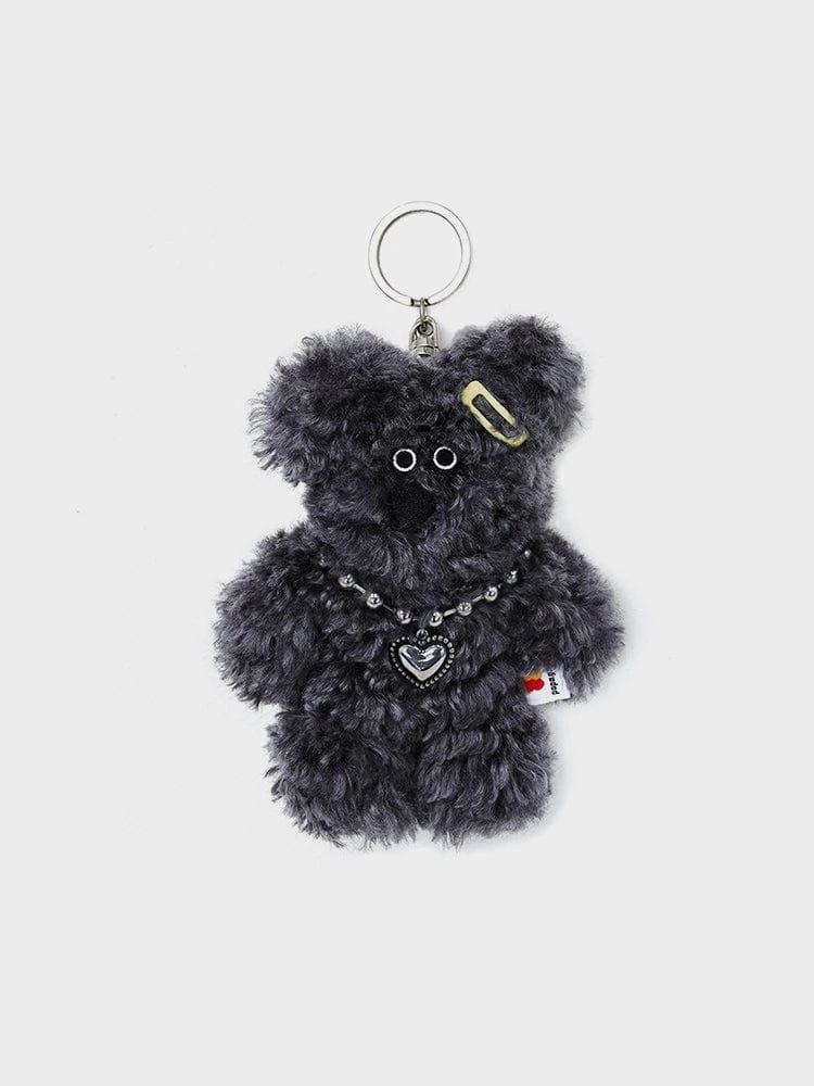 PAPAGOPAPA PIZ Full Body Keychain Black (Necklace ver)